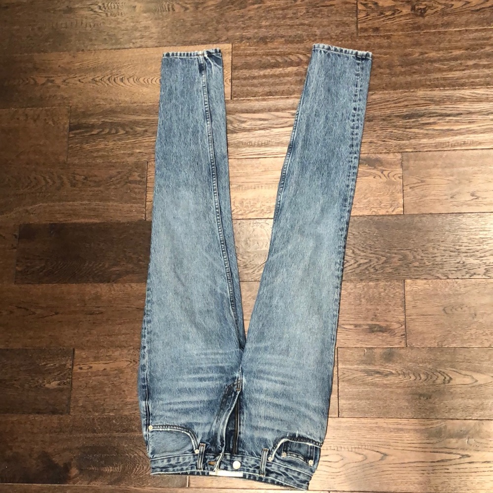 Reformation high waisted straight leg jeans